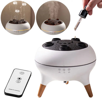 Dynamic Jellyfish Air Humidifier Essential Oil Diffuser with Colorful Night Lights Aromatherapy Diffuser for Home Bedroom Office