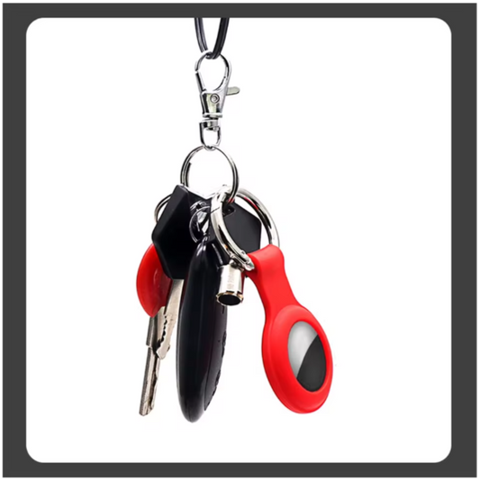 Cover for Apple Airtags Case Liquid Silicone Protective Shell tracker Accessories Anti-scratch Sleeve Keychain Air tag case