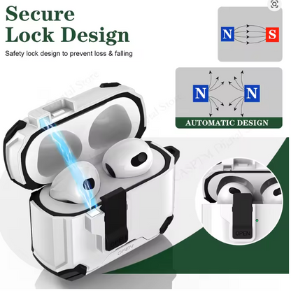 AirPods: Magnetic Earphone Case For AirPod 4 3 2 1 Pro 2 2nd Cover Creative Second-changing Bracket Anti-fall Headphone Coque