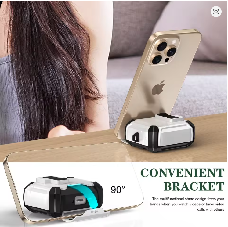 AirPods: Magnetic Earphone Case For AirPod 4 3 2 1 Pro 2 2nd Cover Creative Second-changing Bracket Anti-fall Headphone Coque