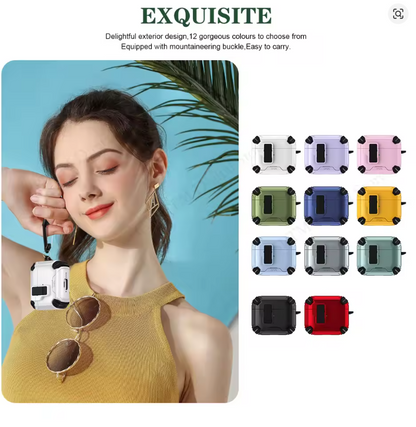 AirPods: Magnetic Earphone Case For AirPod 4 3 2 1 Pro 2 2nd Cover Creative Second-changing Bracket Anti-fall Headphone Coque