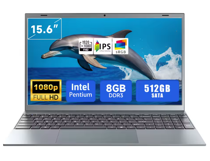 15.6 Inch Laptop J3710 8GB RAM 256GB SSD Windows 11 For Students And Business
