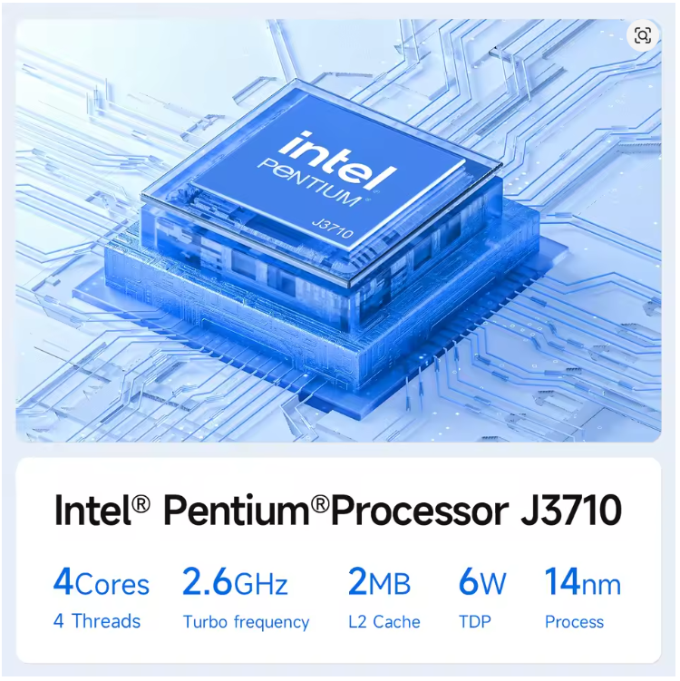 15.6 Inch Laptop J3710 8GB RAM 256GB SSD Windows 11 For Students And Business