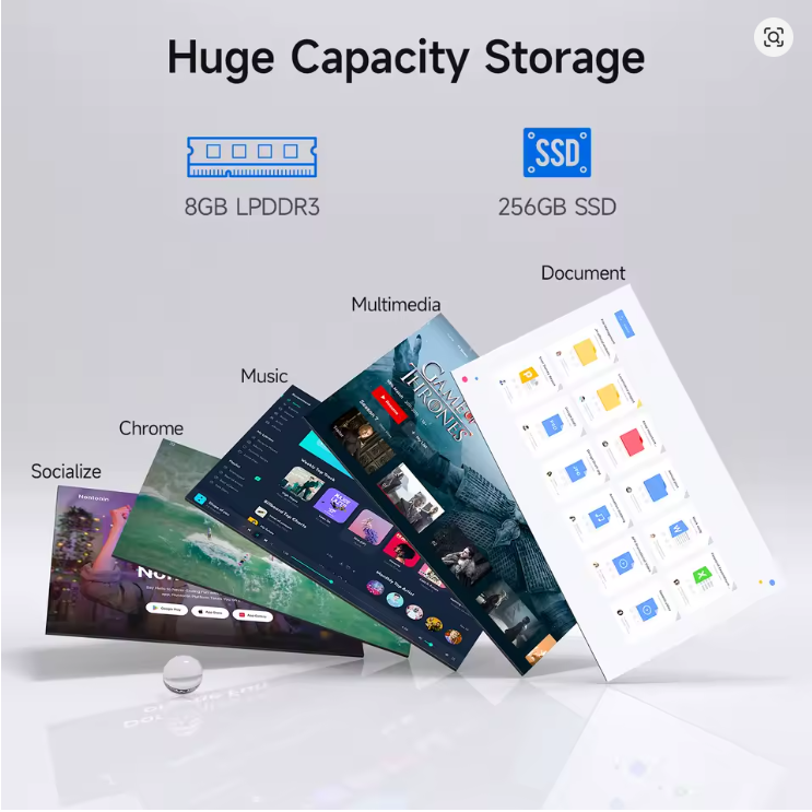 15.6 Inch Laptop J3710 8GB RAM 256GB SSD Windows 11 For Students And Business