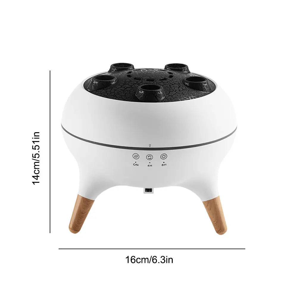 Dynamic Jellyfish Air Humidifier Essential Oil Diffuser with Colorful Night Lights Aromatherapy Diffuser for Home Bedroom Office